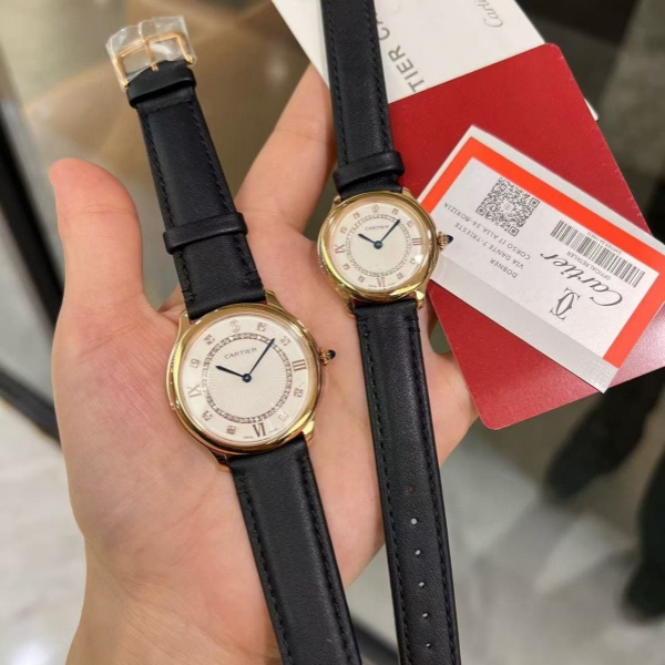  CARTIER Ronde Must SMALL29mm/LARGE36mm 까르디에 석영 모션 시계