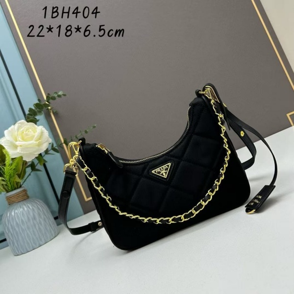 PRADA nylon Hobo 1BH404  프라다  숄더백