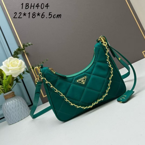 PRADA nylon Hobo 1BH404  프라다  숄더백