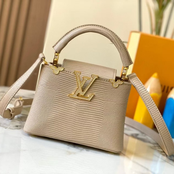 LOUIS VUITTON Capucines M12296 21CM 루이비통 토트백