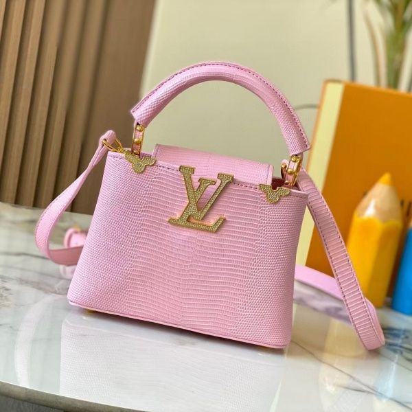 LOUIS VUITTON  Capucines M12296 21CM 루이비통 토트백