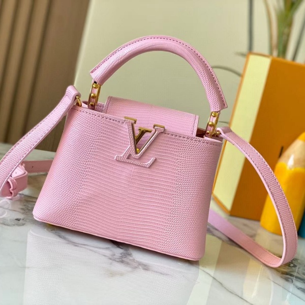 LOUIS VUITTON  Capucines M99527 21CM 루이비통 토트백