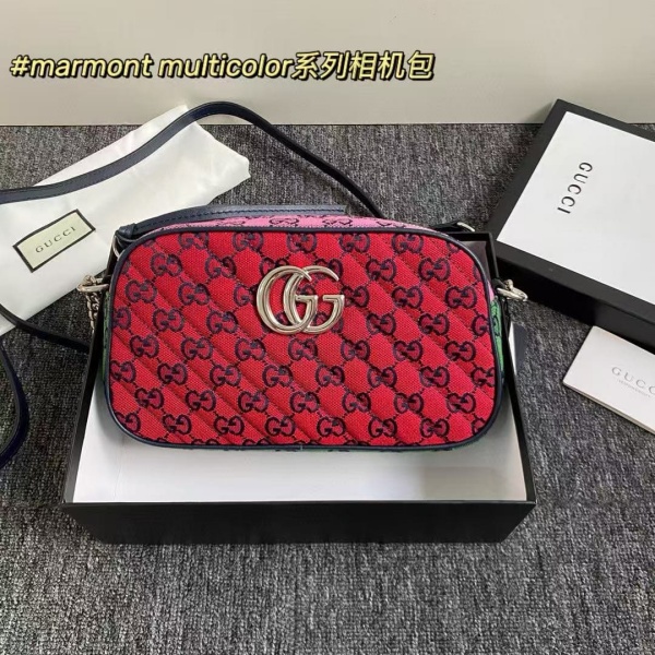 GUCCI  GG multicolor Marmont  447632# 구찌 숄더백