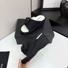CHANEL  8CM  샤넬  슬리퍼