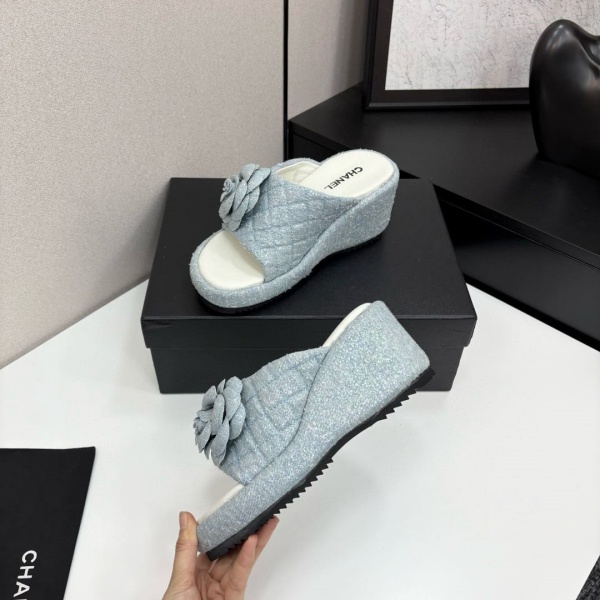 CHANEL  8CM  샤넬  슬리퍼