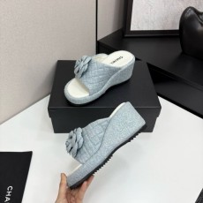 CHANEL  8CM  샤넬  슬리퍼