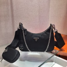 PRADA   nylon HObo 1BH204   프라다   크로스백