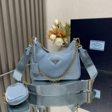 PRADA   nylon HObo 1BH204   프라다   크로스백